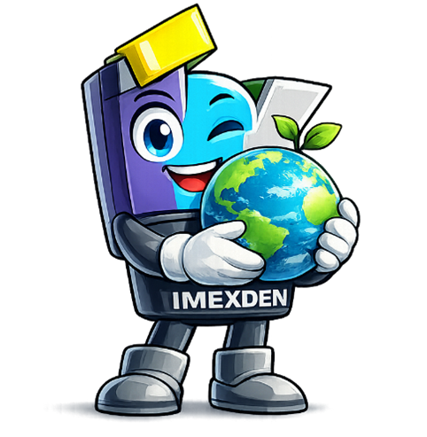 mascote imex pagina verde